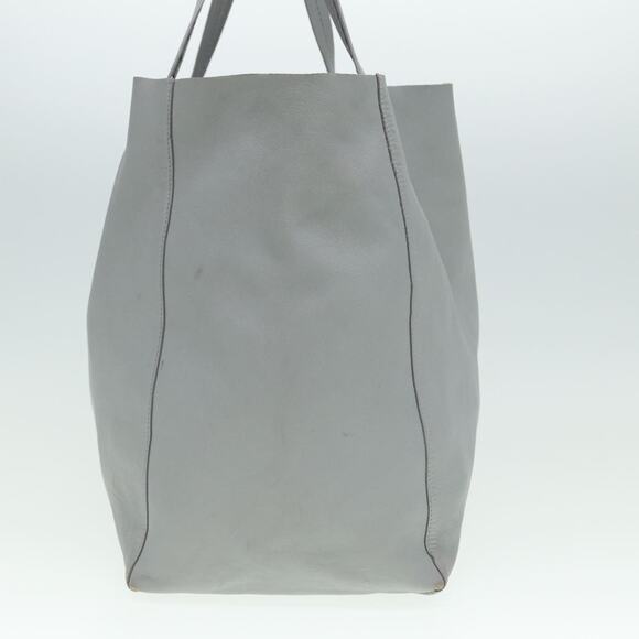 CELINE Horizontal Cabas Tote Bag Leather Light Blue - Picture 4 of 16